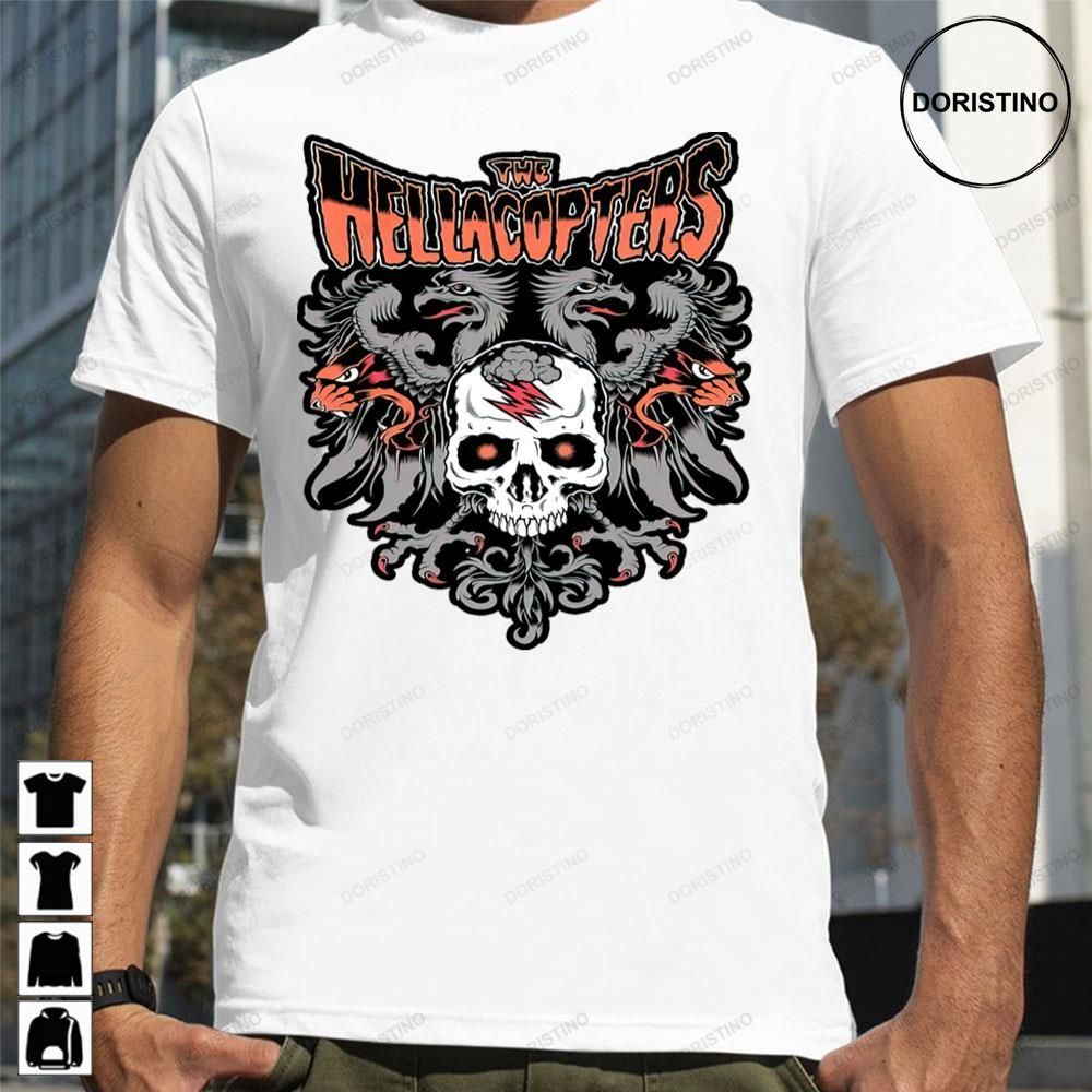 Bird Skull White Trash Soul The Hellacopters Awesome Shirts
